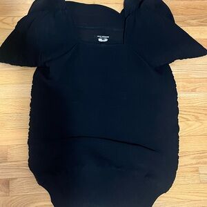 Junya Watanabe Black Textured Blouse/Dress